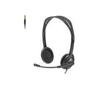 Logitech H111 Stereo Headset with 3.5 mm Audio Jack, Black