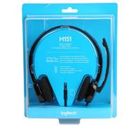 Logitech H151 Wired Stereo Headset with Boom Mic
