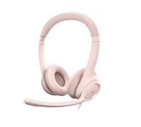 Logitech H390 Wired Headset for PC/Laptop, Stereo Headphones with Noise Cancelli