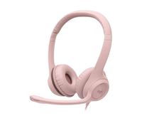 Logitech H390 Wired Headset for PC/Laptop, Stereo Headphones with Noise Cancelli