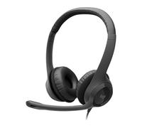 Logitech H390 Stereo Headset - Black