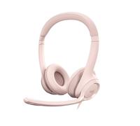 Logitech H390 Wired Headset for PC/Laptop, Stereo Headphones with Noise Cancelli