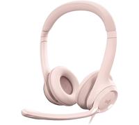 Logitech H390 USB Wired Headset - Rose Pink