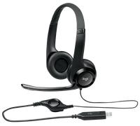 Logitech H390 Wired Headset with Noice Cancelling Microphone USB in-line control
