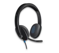 Logitech H540 USB PC Headset Corded stereo headset with USB connection for PC-based communications