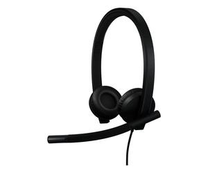 Logitech H570E MS Duo USB-C Headset Experience crystal-clear audio for your business calls.