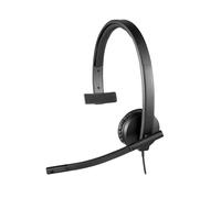 Logitech H570e Wired Mono Headset with USB-A Cable