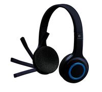 Logitech H600 Wireless Headset, Stereo Headphones with Rotating Noise-Cancelling Microphone, USB Nano-Receiver, Foldable, Long Battery Life, PC/Mac/Laptop - Black