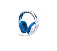 Logitech Headphone Wired Stereo Over-the-head Corded Microphone White 981-001018