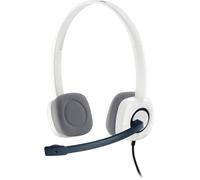 Logitech Headset, Wired, White, Standard