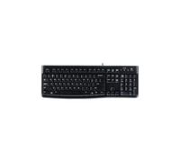 Logitech K120 Keyboard - Cable Connectivity - Black - USB Interface - German
