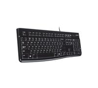 Logitech K120 Keyboard with Cable for Windows, USB Plug-and-Play, Dimensions at