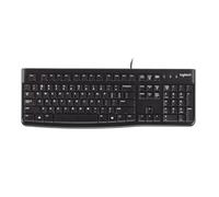 Logitech K120, US USB QWERTY US International Black keyboard