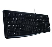 Logitech K120 Wired Keyboard for Windows, AZERTY French Layout - Black