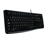 Logitech K120 Wired Keyboard for Windows, QWERTY Spanish Layout - Black