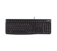 Logitech K120 Wired Keyboard for Windows, QWERTZ German Layout - Black Single