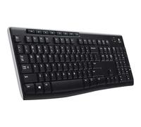 Logitech K270 Keyboard Wireless Connectivity Usb Interface English Uk Black Rf 1