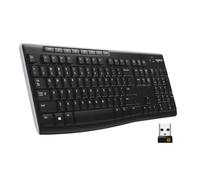 Logitech K270 Wireless Keyboard for Windows, QWERTZ German Layout - Black