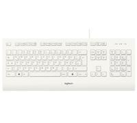 Logitech K280e Pro Wired Business Keyboard, QWERTZ German Layout - White | QWERTZ German Layout - White