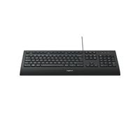 Logitech K280e USB QWERTY US International Black
