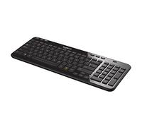 Logitech K360 Compact Wireless Keyboard for Windows, QWERTY US International Layout - Black