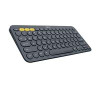 Logitech K380 Multi-Device Bluetooth Keyboard - Windows, Mac, Chrome OS, Android, iPad, iPhone, Apple TV Compatible - with FLOW Cross-Computer Control and Easy-Switch up to 3 Devices - Dark Grey