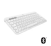 Logitech K380 Multidevice Bluetooth Keyboard for Mac, Slim and Compact, Easy-Switch for up to 3 Devices, MacOS/iOS/iPadOS, Italian QWERTY Layout, White, Spanish layout