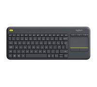 Logitech K400 Plus Touchpad Keyboard for TV connected PC in Black