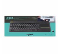 Logitech K400 Plus Wireless Touch Keyboard with Media Control and Touchpad, UK