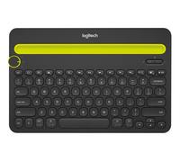 Logitech K480 QWERTZ Swedish Bluetooth Black, Green