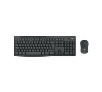 Logitech Keyboard and Mouse MK370 Graphite QWERTY Portuguese