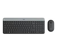 Logitech Keyboard and Mouse Wireless QWERTY Graphite MK470