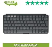 LOGITECH Keys-to-go 2 Wireless Keyboard - Graphite, Black