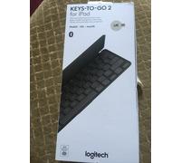 LOGITECH Keys-to-go 2 Wireless Keyboard - Graphite, Black
