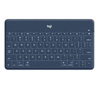 Logitech Keys to Go Bluetooth Keyboard, Dark Blue | Wireless, Ultralight & Silent, Windows, Tablet, iPad, iPhone, macOS, iOS, UK (QWERTY), Bulk - without Packaging