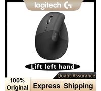 Logitech Lift Left Hand Vertical Ergonomic Wireless Mouse Bluetooth Logi Bolt Receiver Quiet Click Optical Mouse black