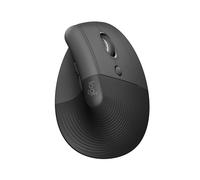 Logitech Lift Vertical Ergonomic Mouse for Business Right-hand Vertical design Optical RF Wireless + Bluetooth 4000 DPI Graphite