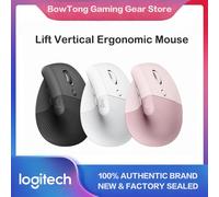 Logitech Lift Vertical Ergonomic Mouse, For Small Hands, Wireless Bluetooth, Easy Switch Between 3 Devices Black