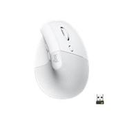 Logitech Lift Vertical Ergonomic Mouse - Off-White/Pale Grey