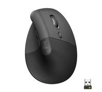 Logitech Lift Vertical Ergonomic Mouse Right-hand Vertical design Optical RF Wireless + Bluetooth 4000 DPI Graphite