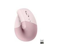 Logitech Lift Vertical Ergonomic Mouse - Rose/Dark Rose