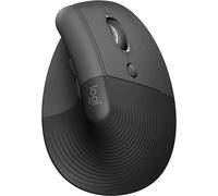 Logitech Lift Vertical Ergonomic Mouse, Wireless, Bluetooth or Logi Bolt USB receiver, Quiet clicks, 4 buttons, compatible with ..