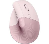 logitech Lift Vertical Ergonomic Mouse, Wireless, Bluetooth or Logi Bolt USB receiver, Quiet clicks, PC - Pink