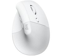 LOGITECH Lift Vertical Ergonomic Optical Mouse - White, White