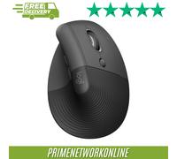 Logitech Lift Vertical Ergonomic Wireless Mouse - Black 100% ORIGINAL ⭐⭐⭐⭐⭐