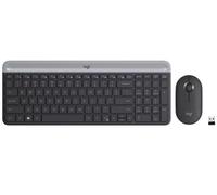 Logitech Logi Slim Combo MK470 Keyboard and Mouse Black UK Layout