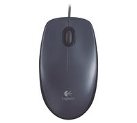 Logitech M100 Wired USB Mouse, 3-Buttons,1000 DPI Optical Tracking, Ambidextrous, Compatible with PC, Mac, Laptop - Black