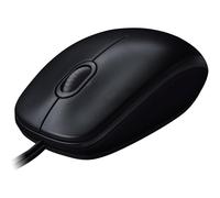 Logitech M100 Wired USB Mouse - 3 Buttons, 1000 DPI Optical Tracking, Ambidextrous, Compatible with PC, Mac, Laptop - Black