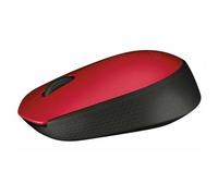 Logitech M171 Wireless Mouse - 2.4GHz, USB Mini Receiver, 12-Month Battery, Red
