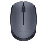 Logitech M170 Wireless Mouse - 2.4GHz, USB Nano Receiver, 12-Month Battery, Black/Grey